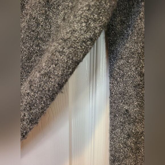 Banana Republic Novelty Tweed Heathered Charcoal Gray Button front Cardigan | XL - Picture 8 of 13